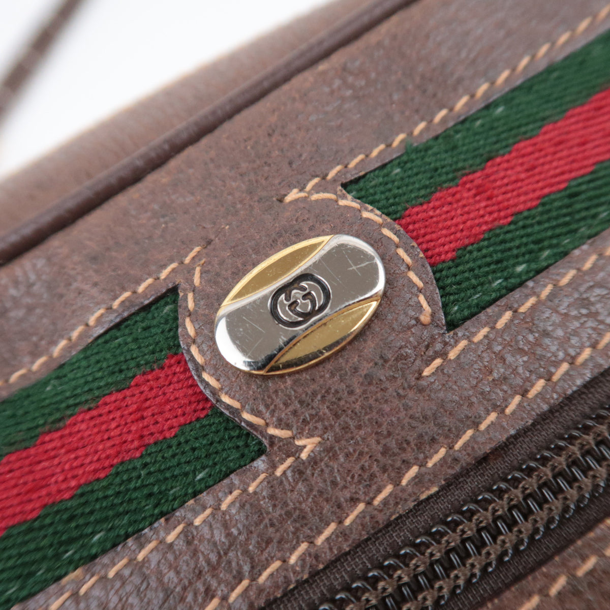 GUCCI Sherry Line GG Supreme Shoulder Bag 001.115.6655