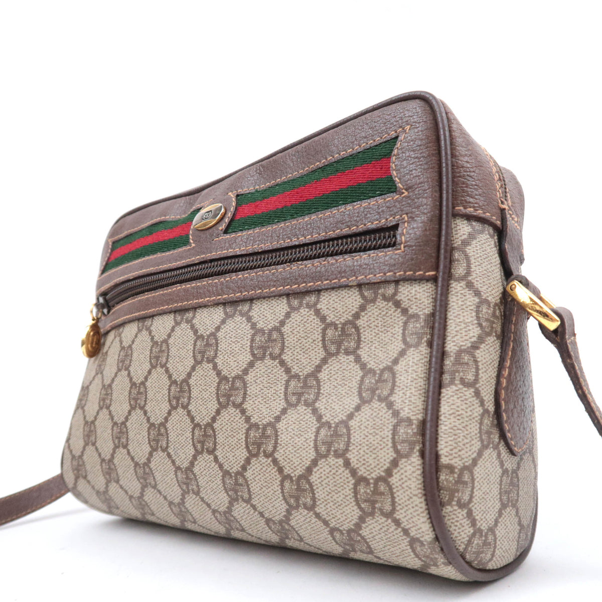GUCCI Sherry Line GG Supreme Shoulder Bag 001.115.6655