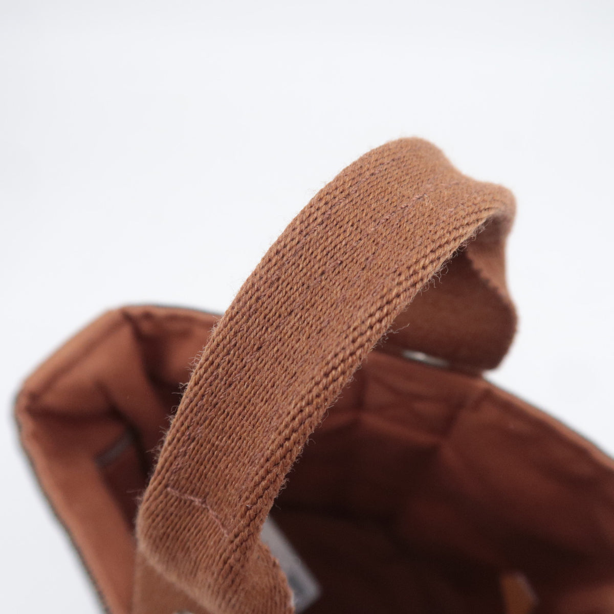 HERMES Saxo PM Canvas Bucket Tote Bag