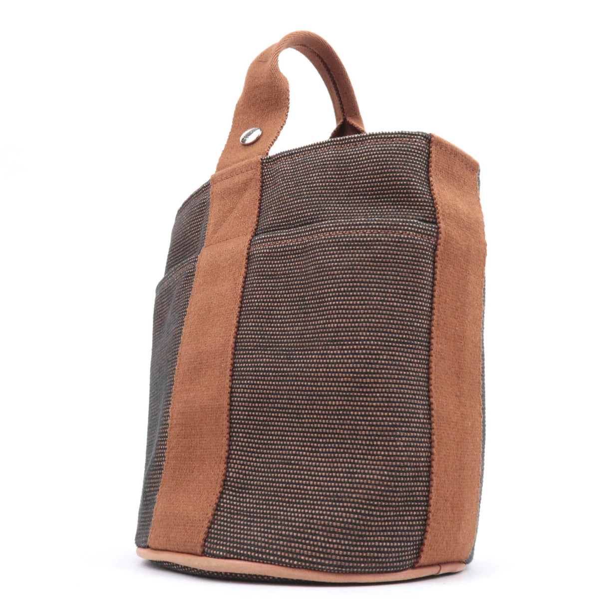HERMES Saxo PM Canvas Bucket Tote Bag
