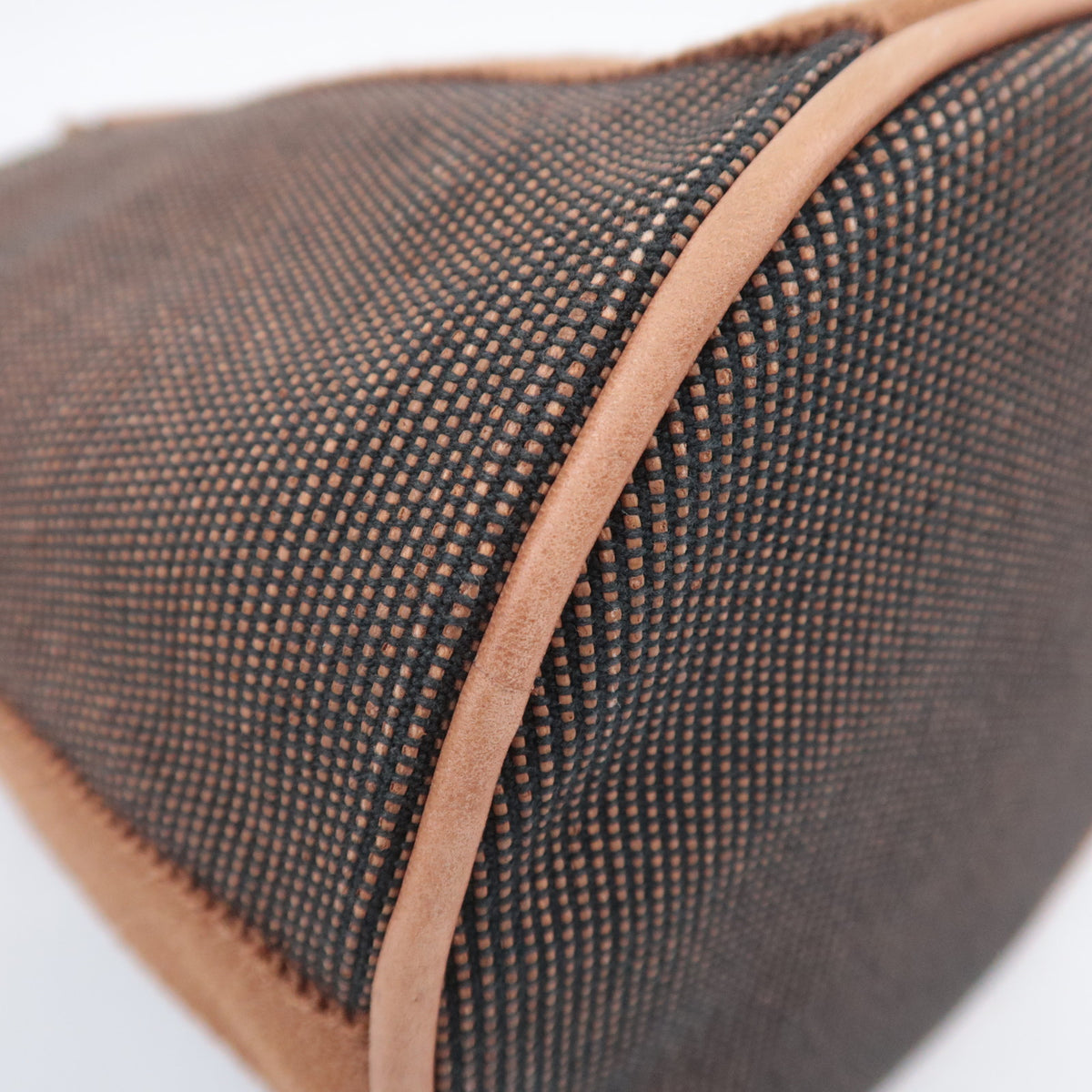 HERMES Saxo PM Canvas Bucket Tote Bag
