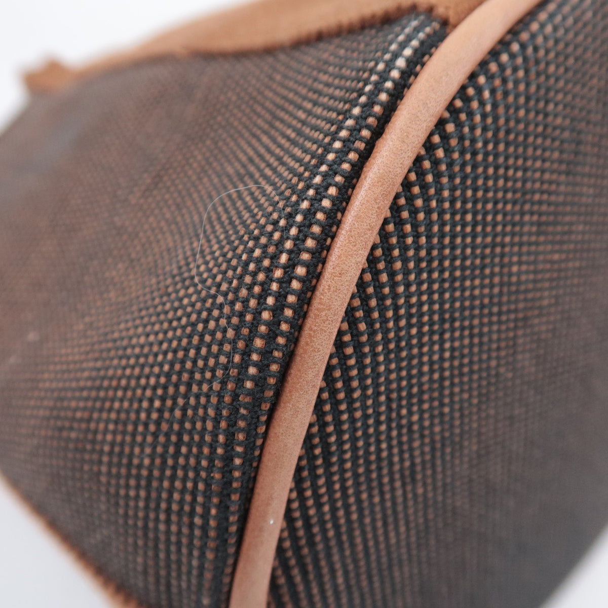 HERMES Saxo PM Canvas Bucket Tote Bag
