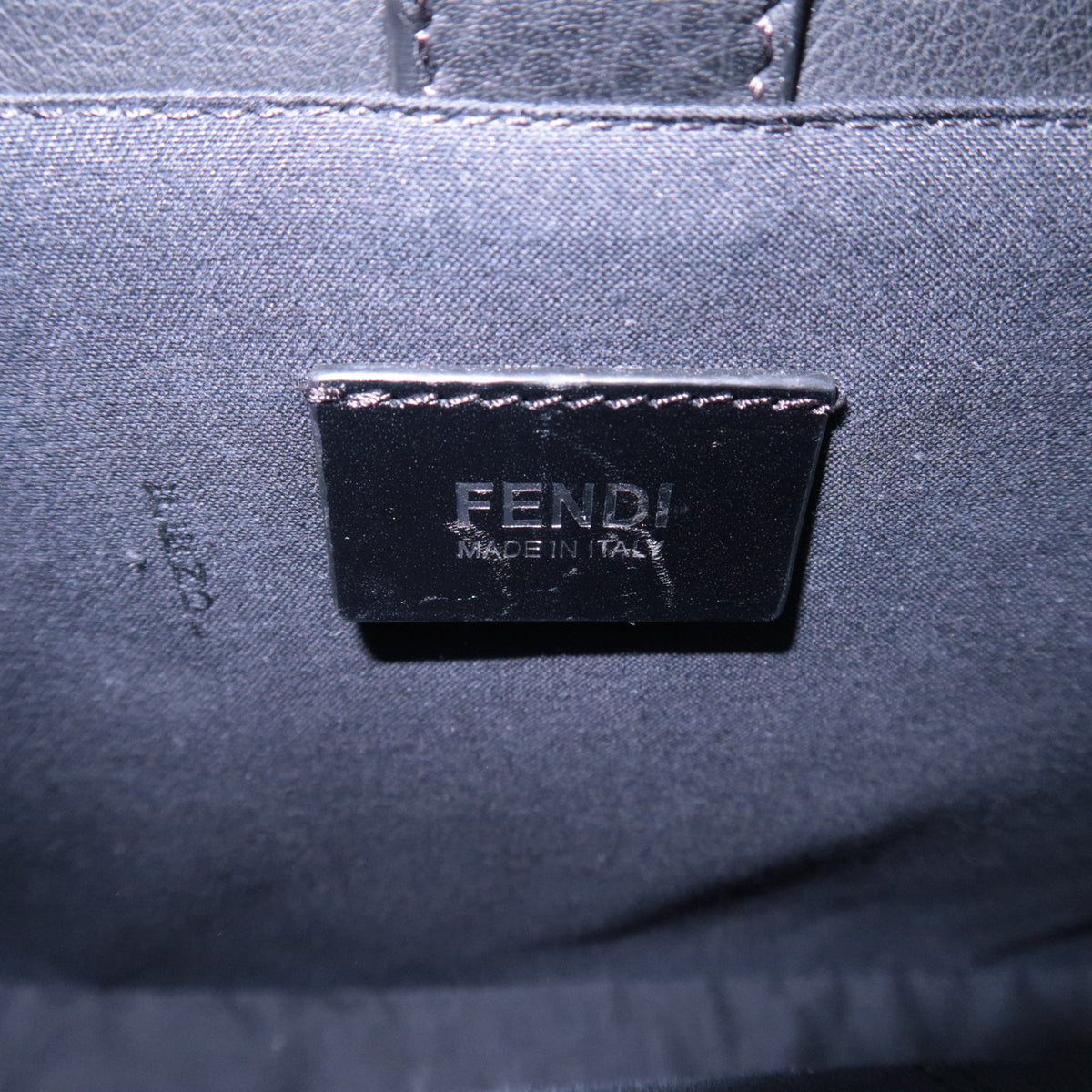 FENDI Petit 2Jours Denim Shoulder Bag 8BH253