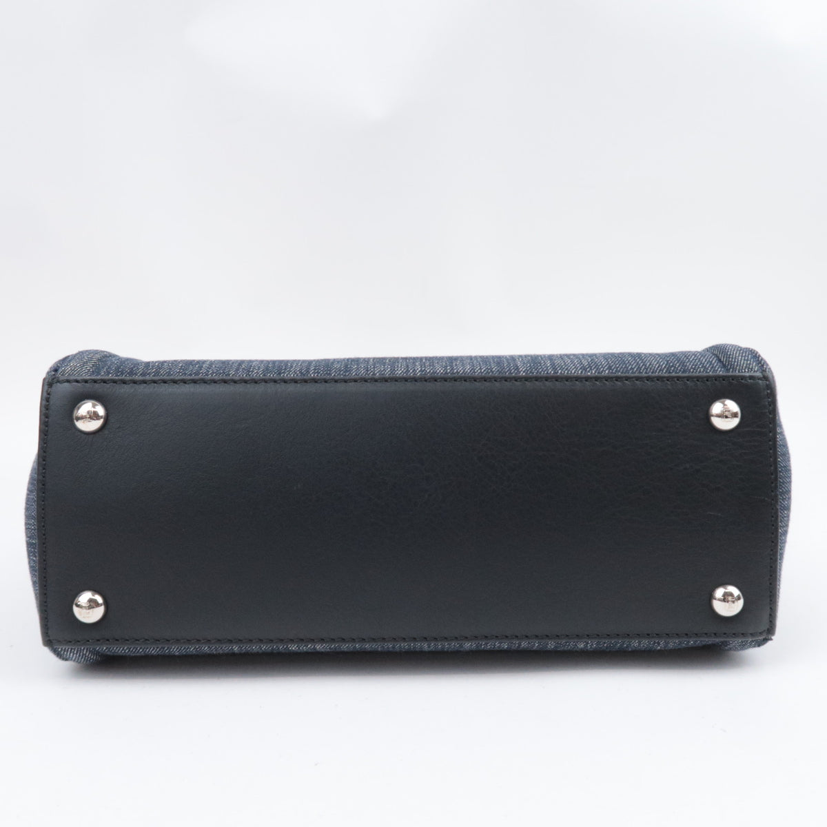 FENDI Petit 2Jours Denim Shoulder Bag 8BH253