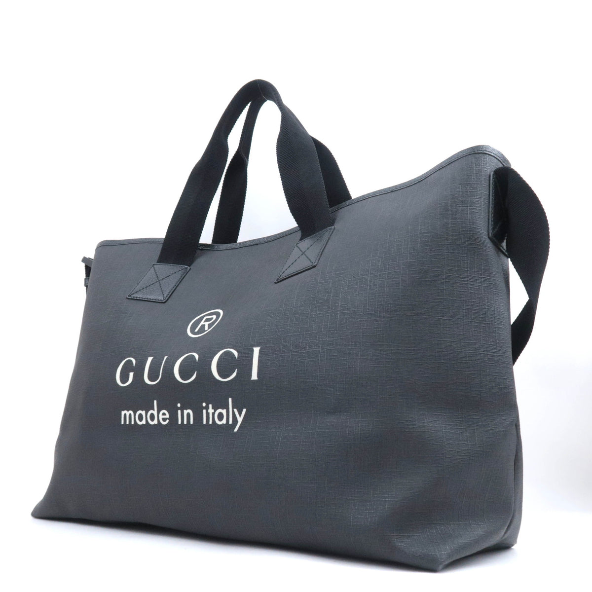 GUCCI Large Logo Print 2WAY Tote Bag 231860