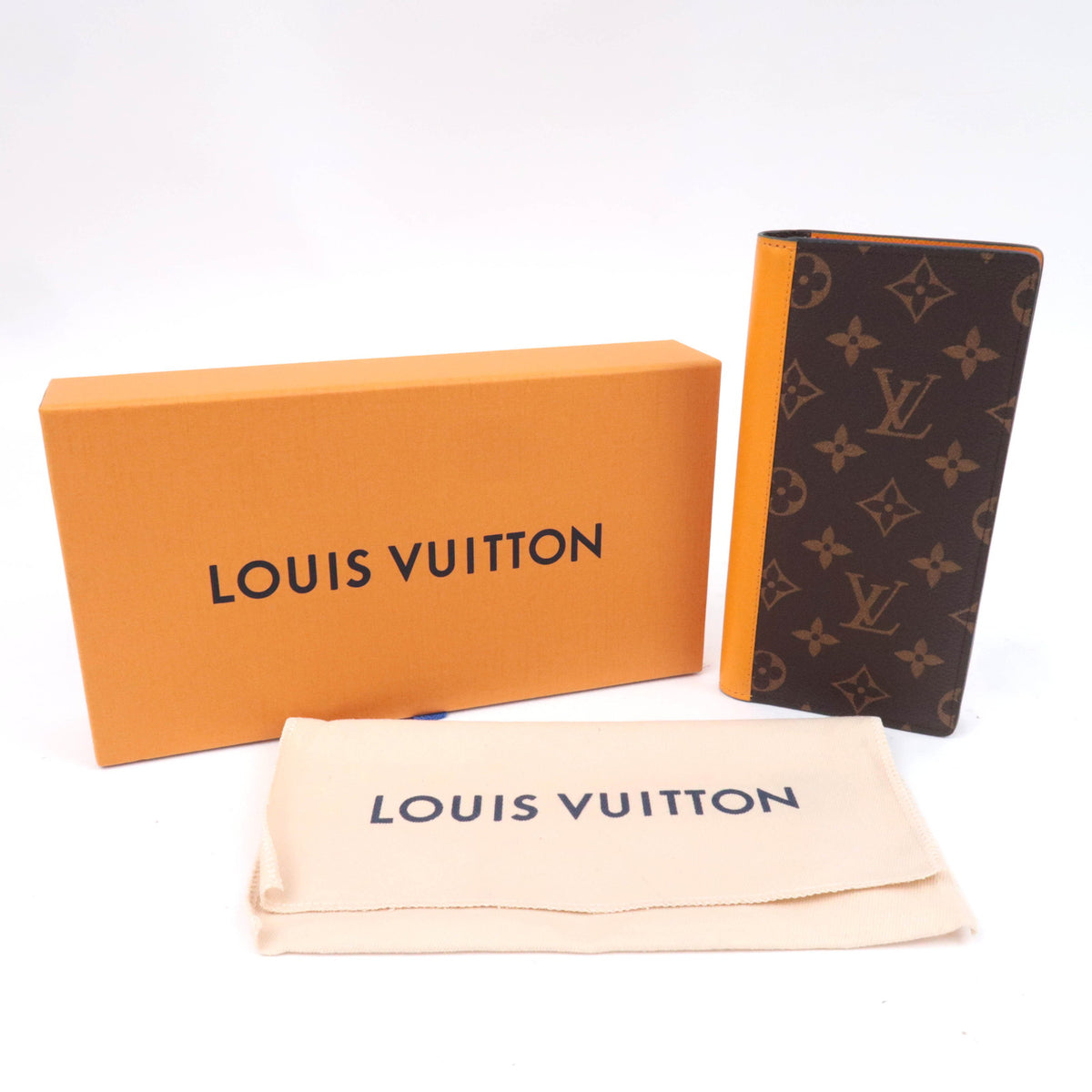 Louis Vuitton Monogram Macassar Portefeuille Brazza NM M82551