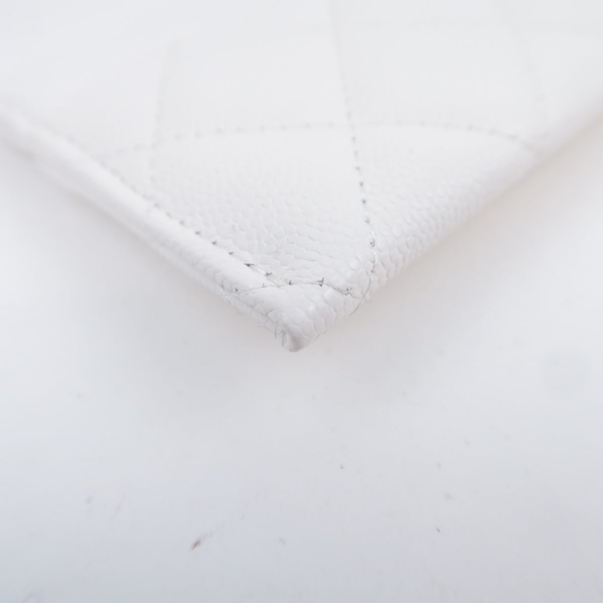 CHANEL Coco Mark Quilted Classic Card Holder Caviarskin