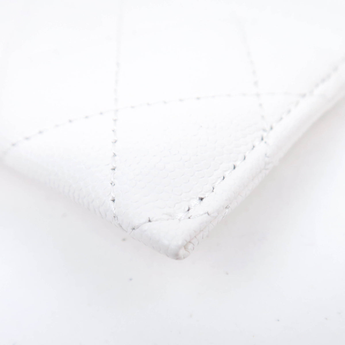 CHANEL Coco Mark Quilted Classic Card Holder Caviarskin