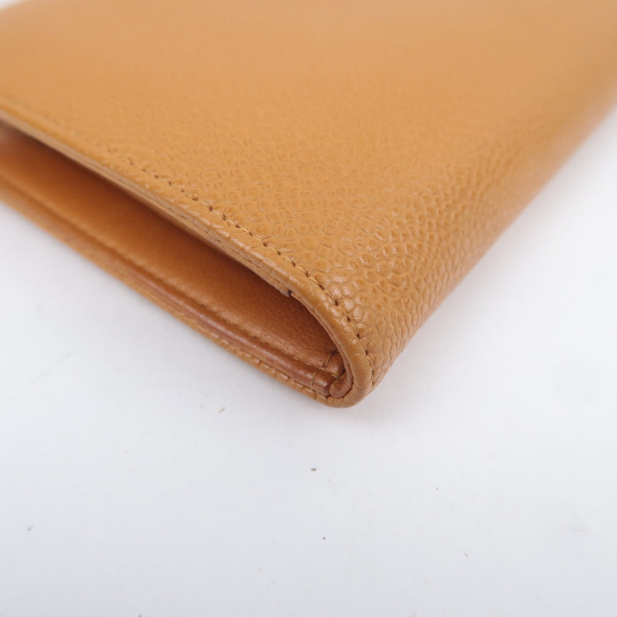 CHANEL Coco Mark Bi-Fold Long Wallet Caviarskin