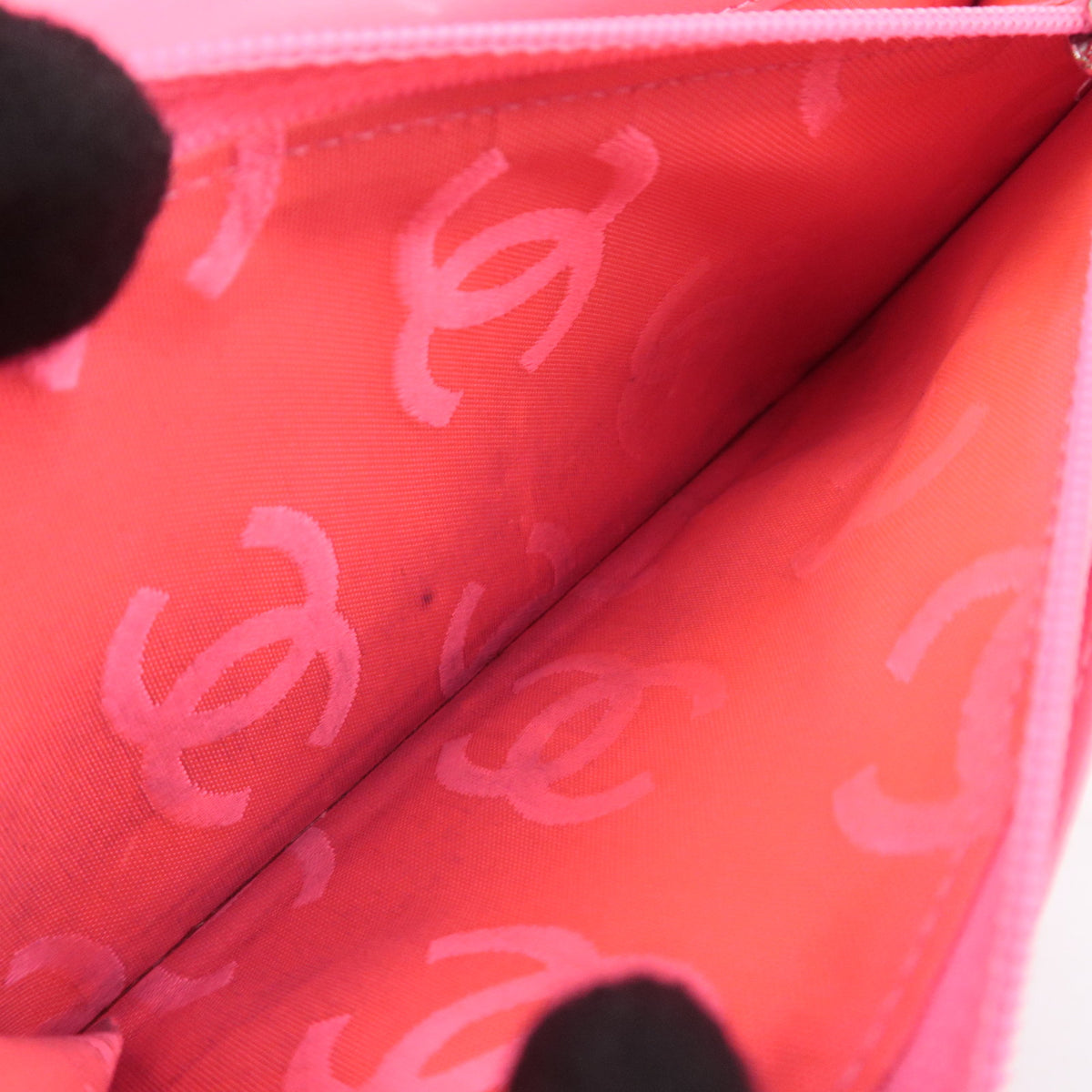CHANEL Cambon Line Bi-Fold Long Wallet Lambskin