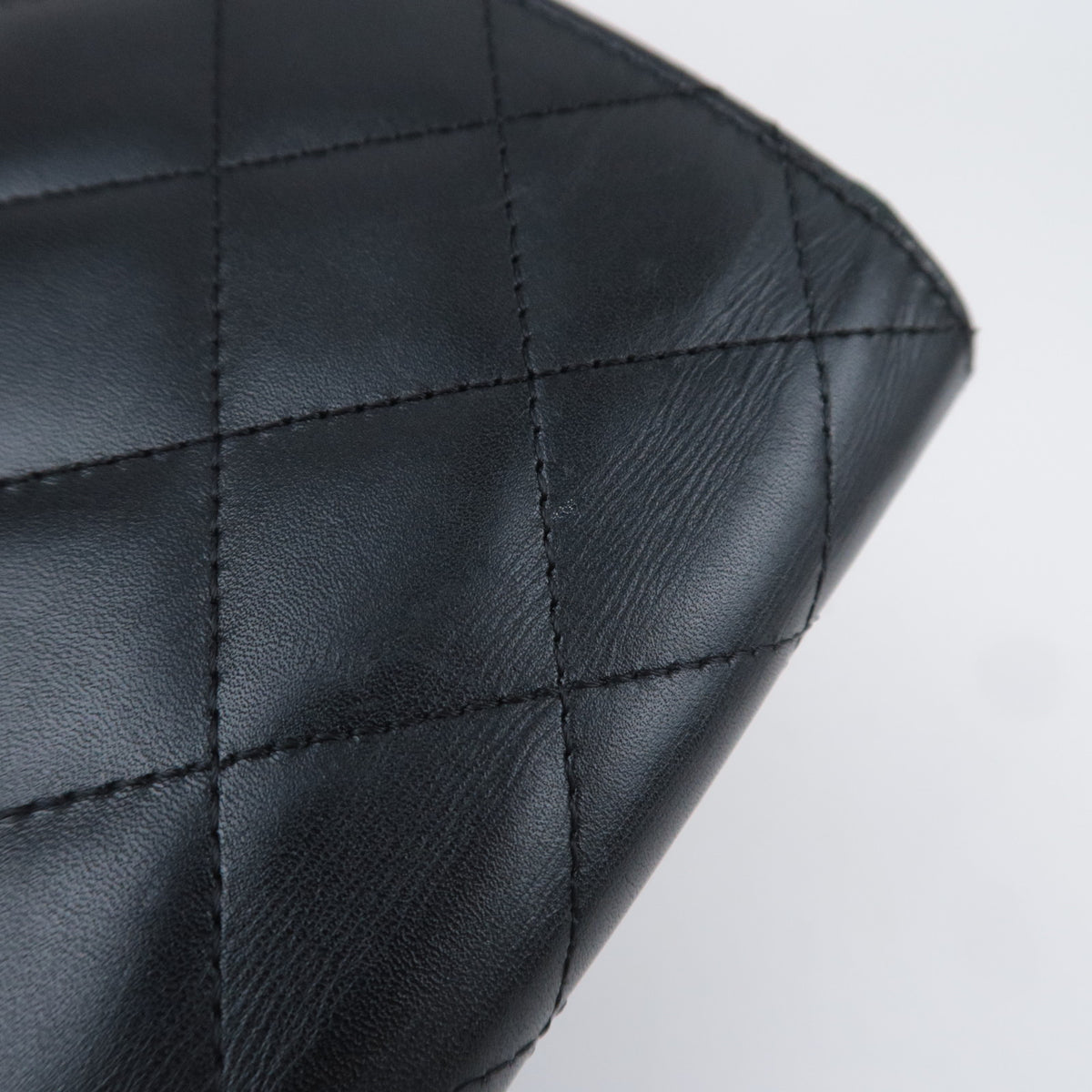 CHANEL Cambon Line Bi-Fold Long Wallet Lambskin