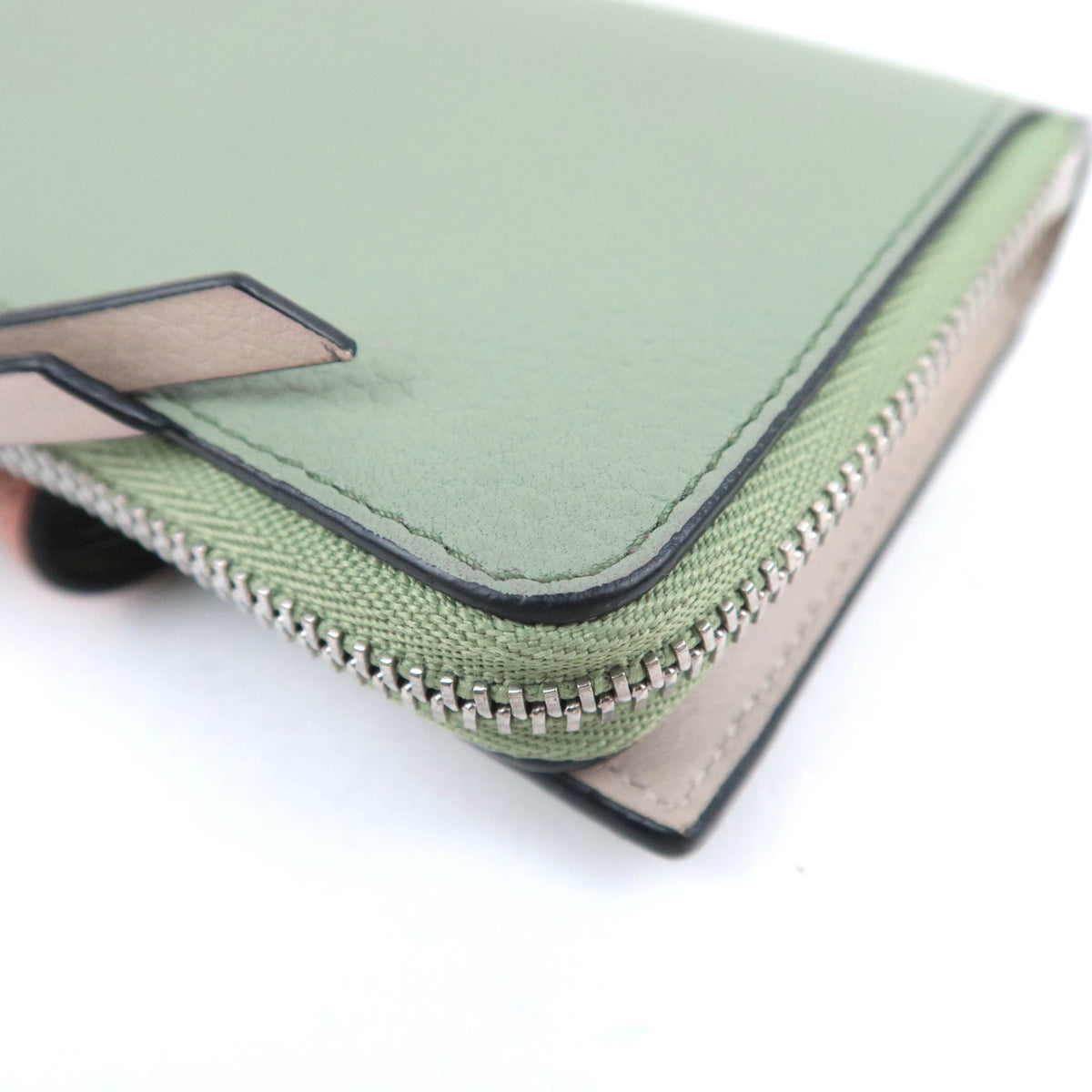 LOEWE Slim Zip Leather Compact Wallet