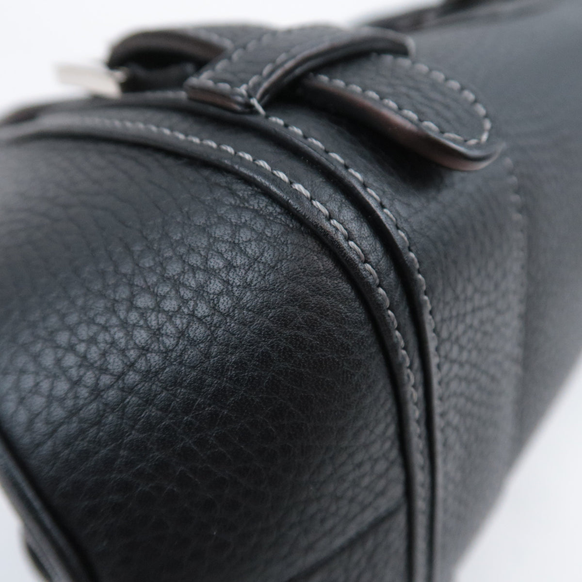 LOEWE Senda Leather Handbag Black