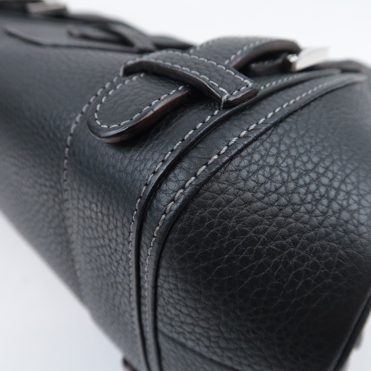 LOEWE Senda Leather Handbag Black