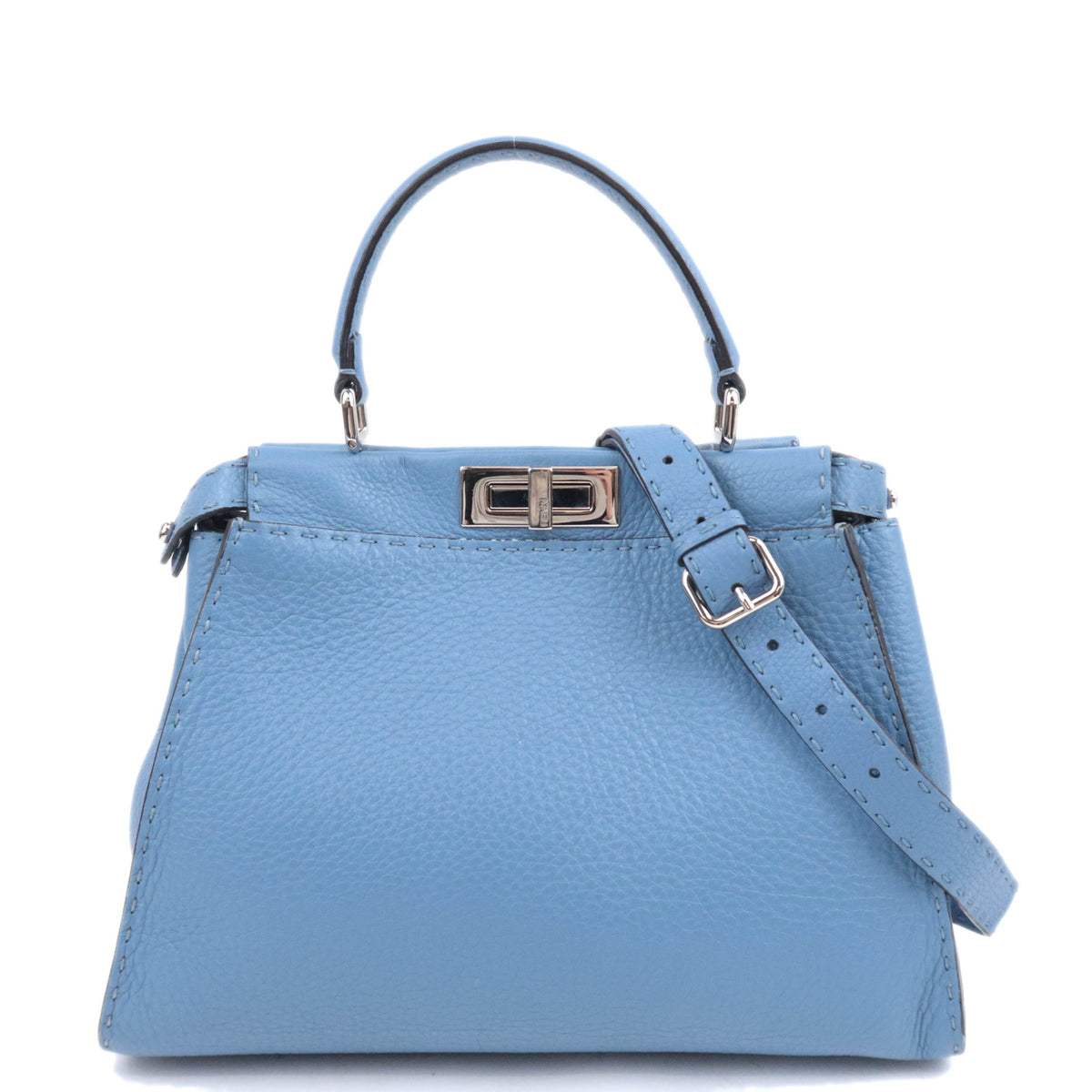 FENDI Peekaboo Selleria Mini Shoulder Bag 8BN29092555