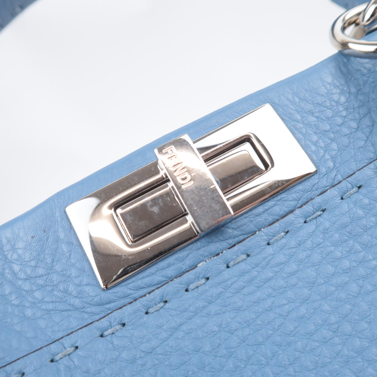 FENDI Peekaboo Selleria Mini Shoulder Bag 8BN290