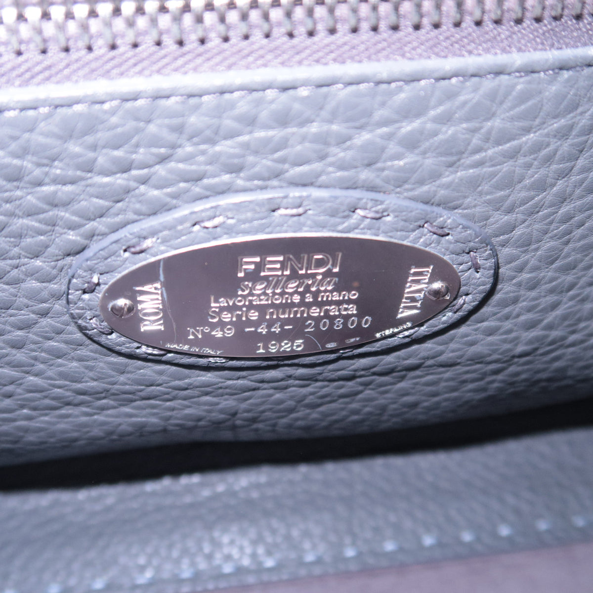 FENDI Peekaboo Selleria Mini Shoulder Bag 8BN290