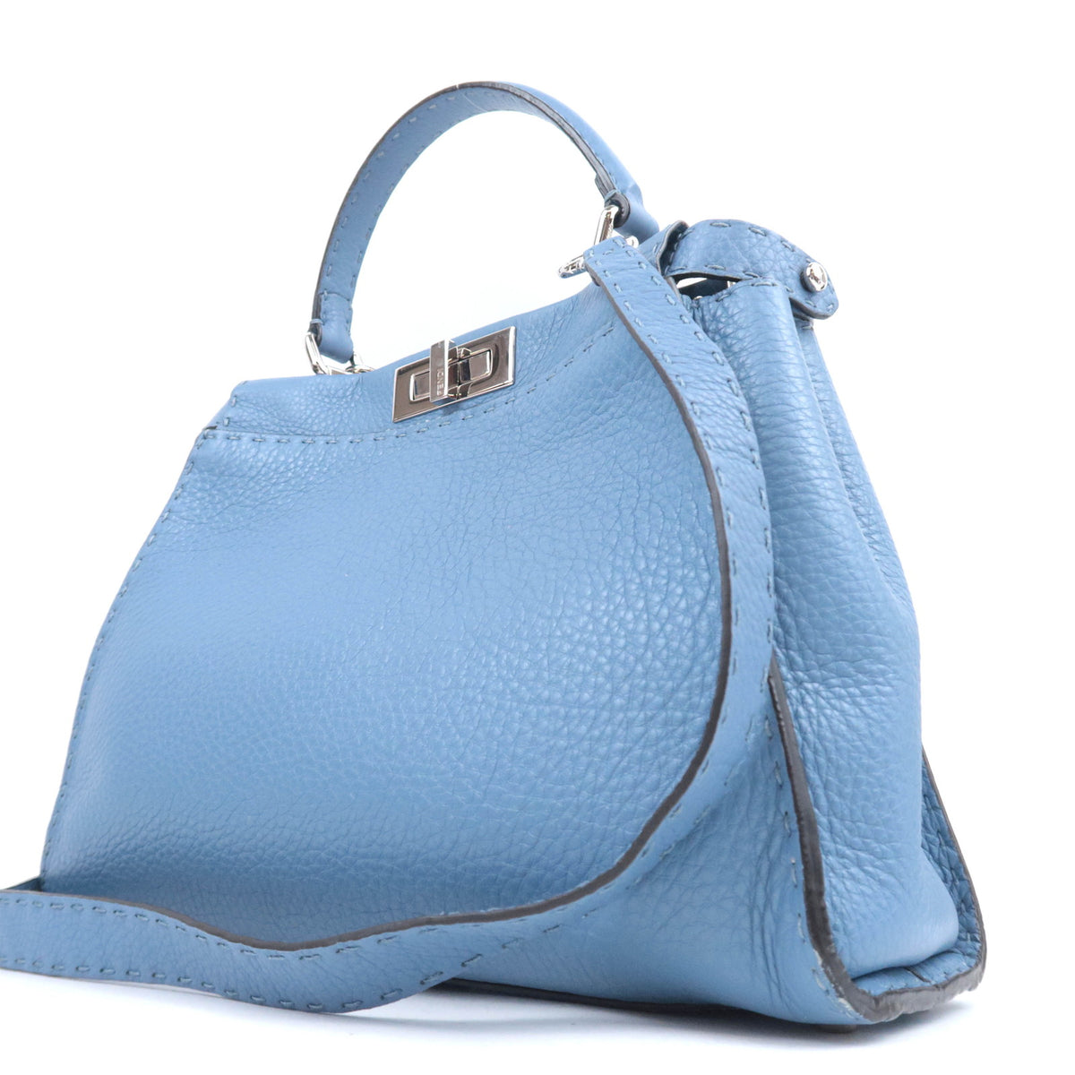 FENDI Peekaboo Selleria Mini Shoulder Bag 8BN290