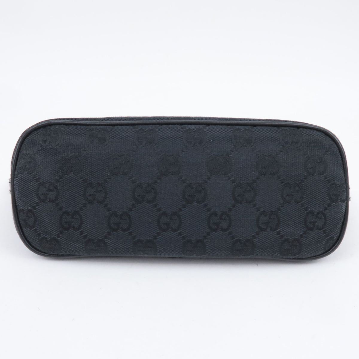 GUCCI GG Canvas Boat Bag Black 039.1103