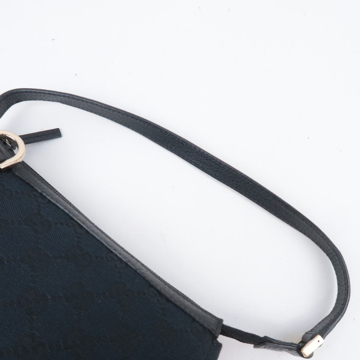 GUCCI Abby GG Canvas Small Handbag Black 145750