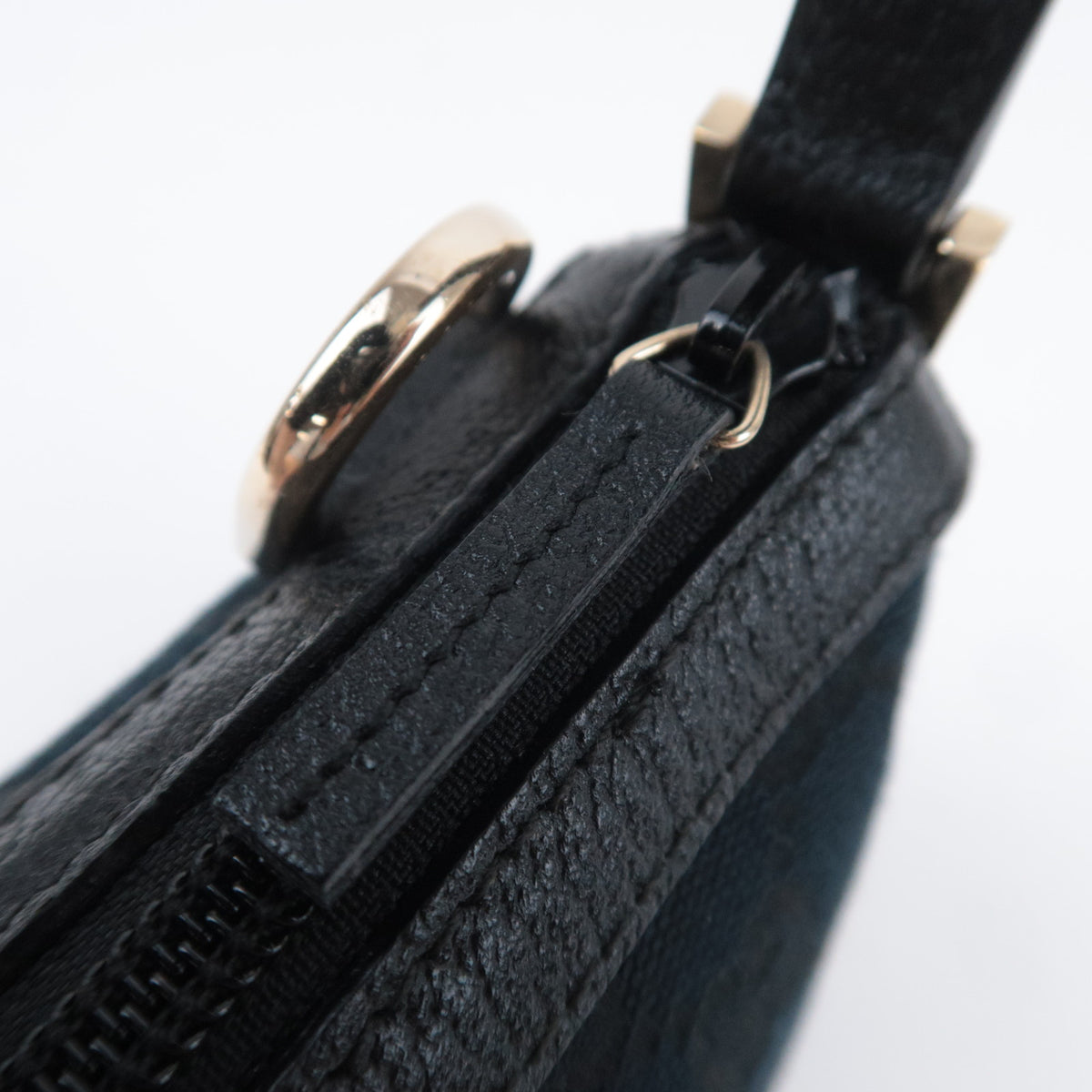 GUCCI Abby GG Canvas Small Handbag Black 145750