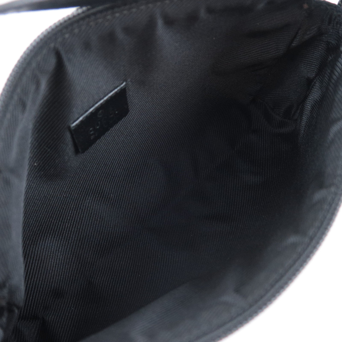 GUCCI Abby GG Canvas Small Handbag Black 145750