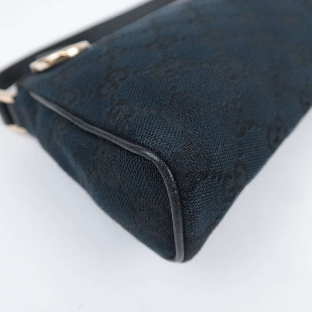 GUCCI Abby GG Canvas Small Handbag Black 145750