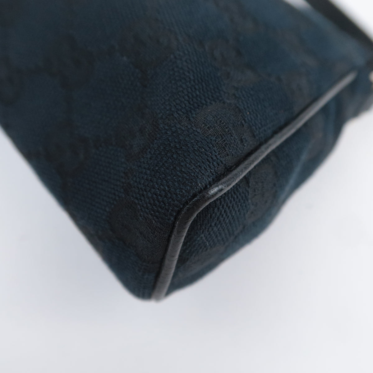 GUCCI Abby GG Canvas Small Handbag Black 145750