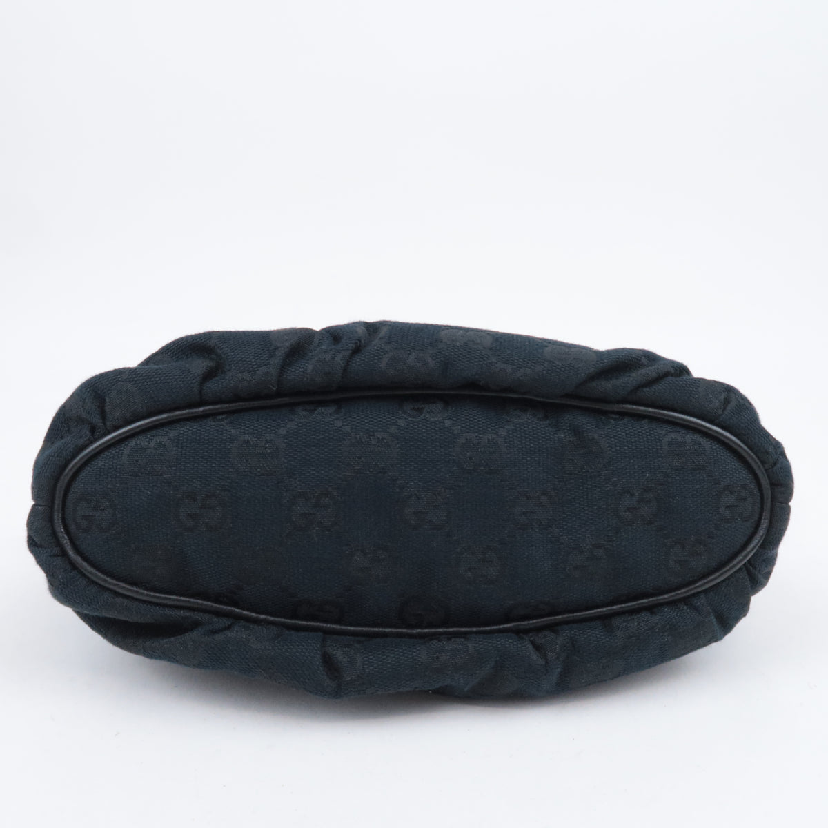 GUCCI Sherry GG Canvas Small Handbag Black 224093