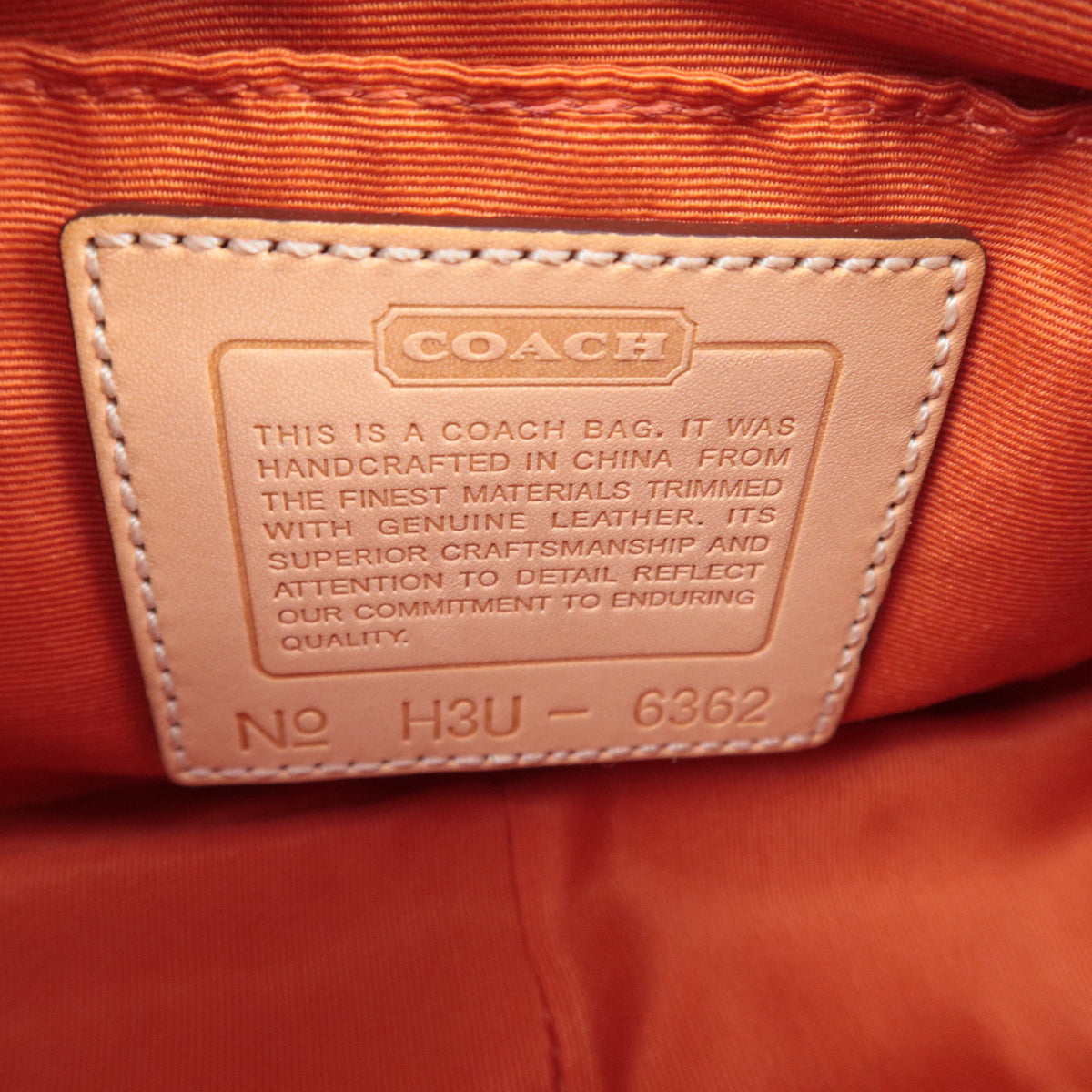 COACH Signature Small Shoulder Bag Beige 6362