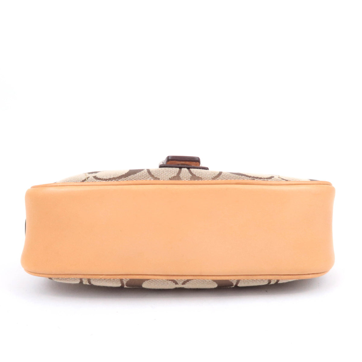 COACH Signature Small Shoulder Bag Beige 6362
