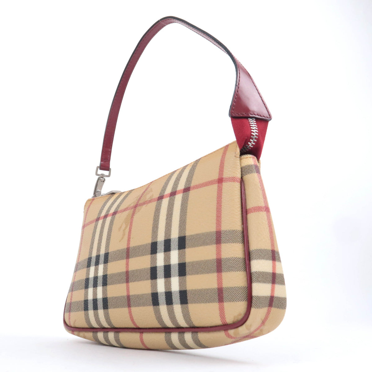 BURBERRY Haymarket Nova Plaid Accessory Pouch