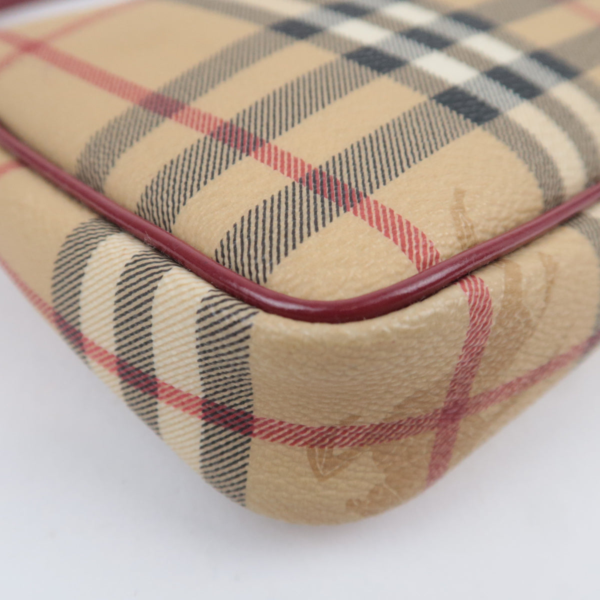 BURBERRY Haymarket Nova Plaid Accessory Pouch