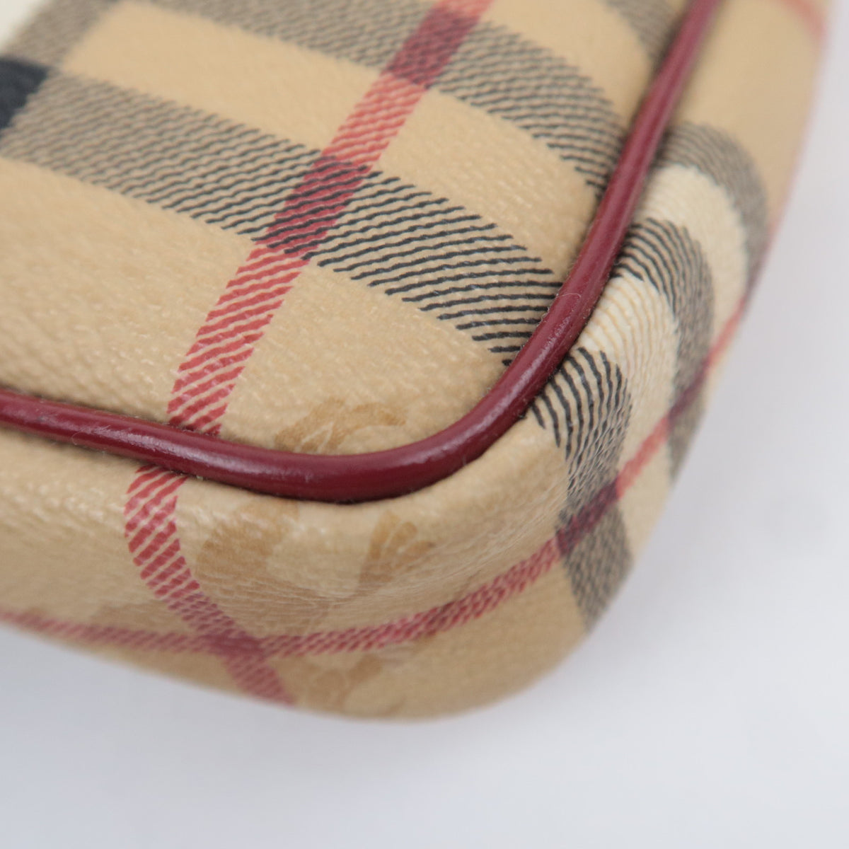 BURBERRY Haymarket Nova Plaid Accessory Pouch