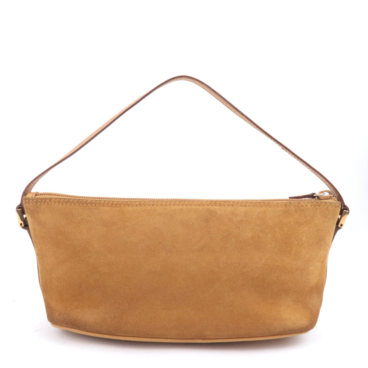 GUCCI Suede Boat Bag Light Brown 039.1103