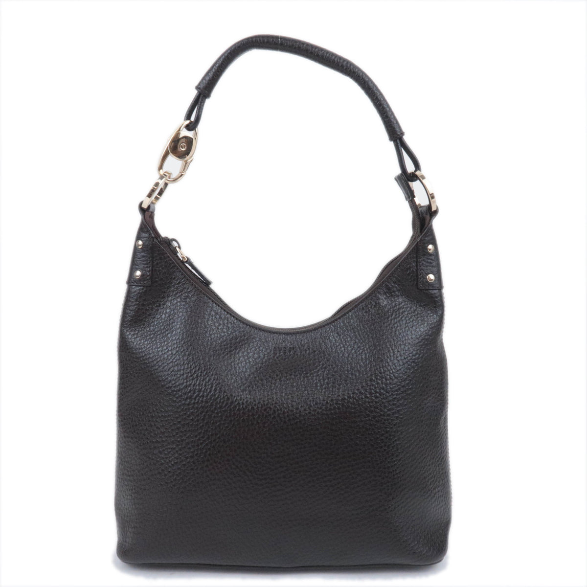 GUCCI Leather One Shoulder Hobo Bag 17977592629