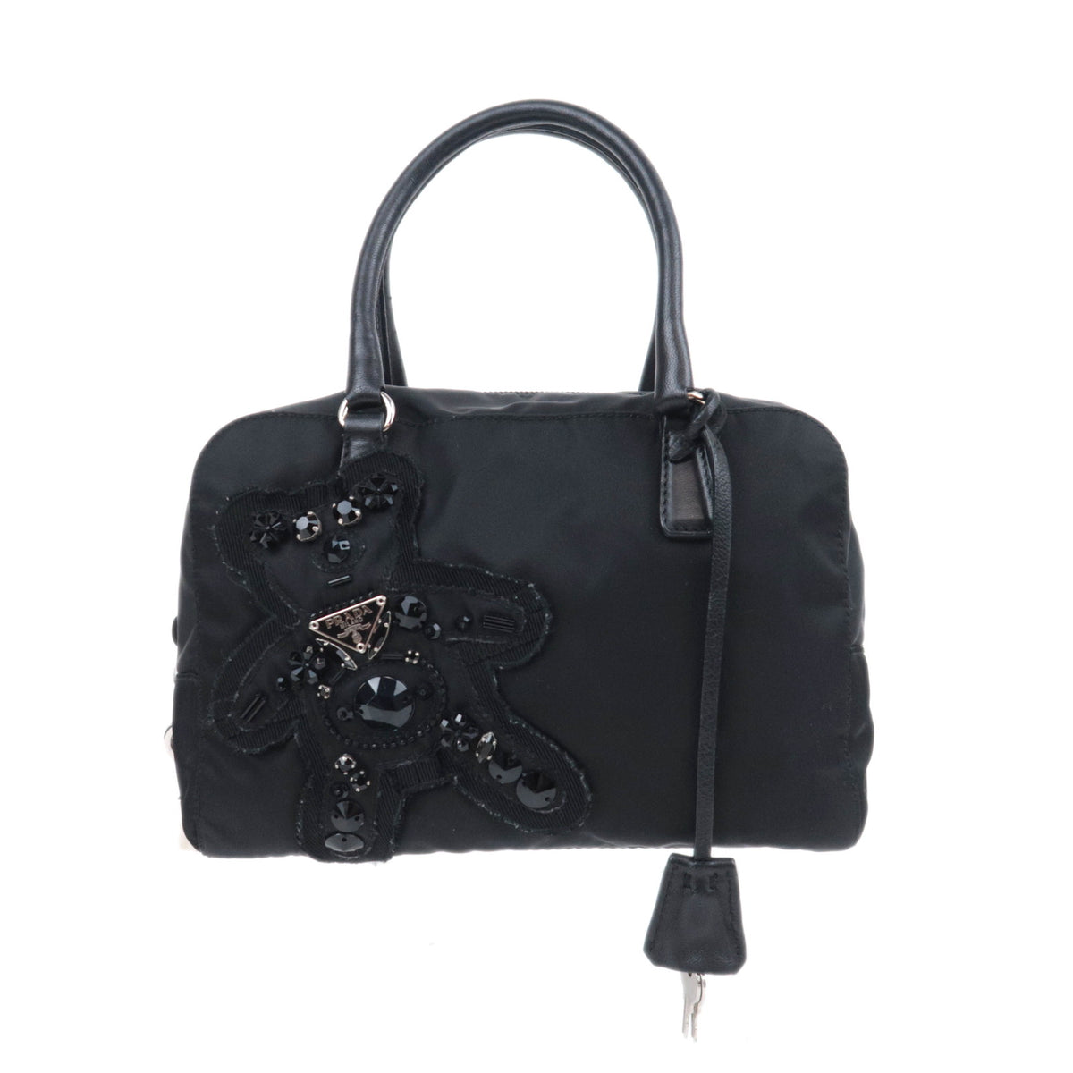 PRADA Evening Bear Bijou Nylon Handbag BN1113492633