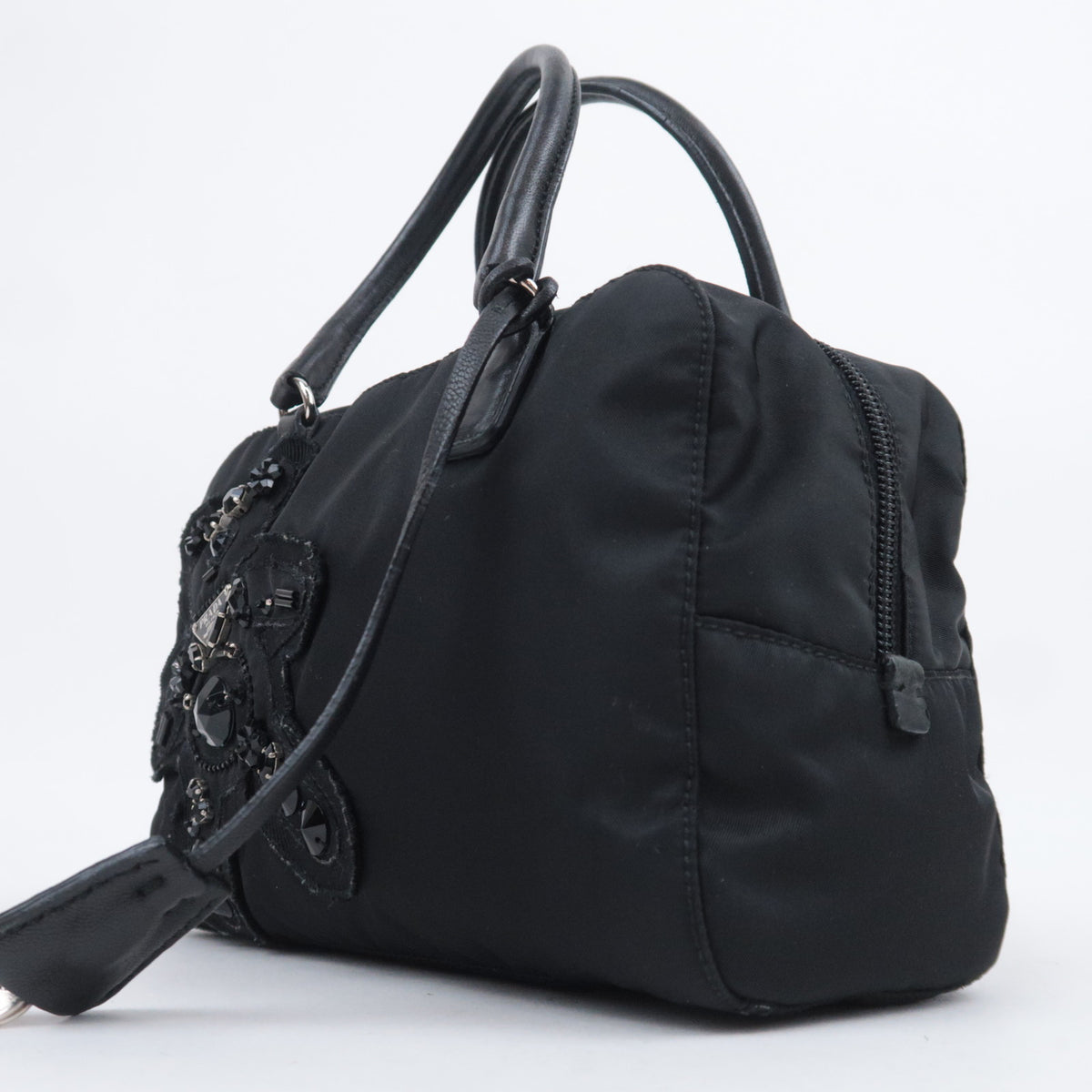 PRADA Evening Bear Bijou Nylon Handbag BN11134