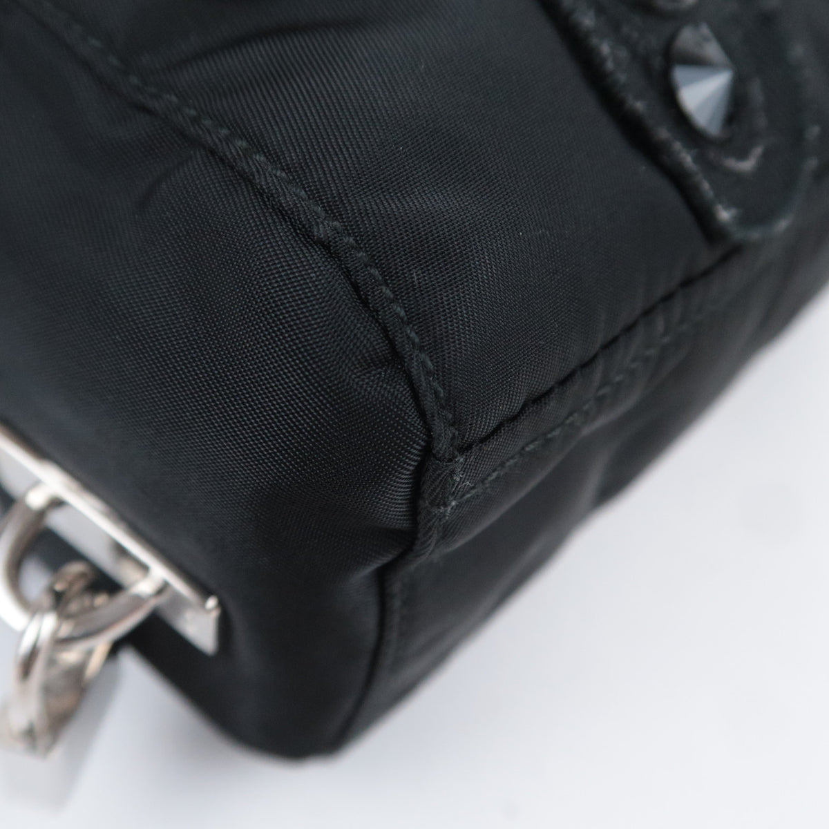 PRADA Evening Bear Bijou Nylon Handbag BN11134