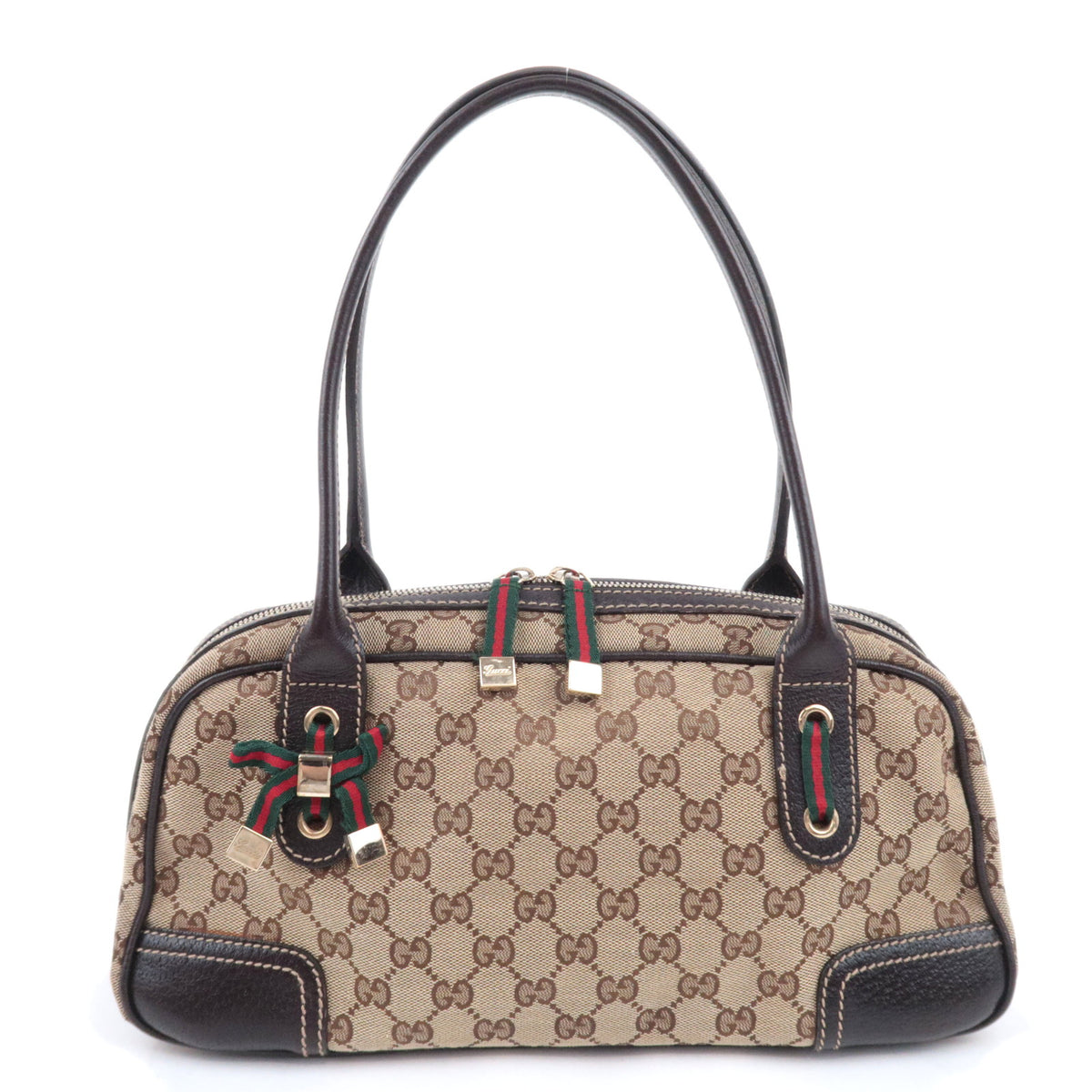 GUCCI Sherry Princy GG Canvas Shoulder Bag 16172092635