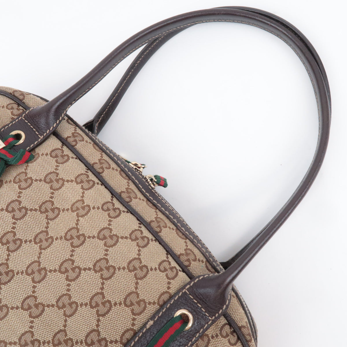 GUCCI Sherry Princy GG Canvas Shoulder Bag 161720