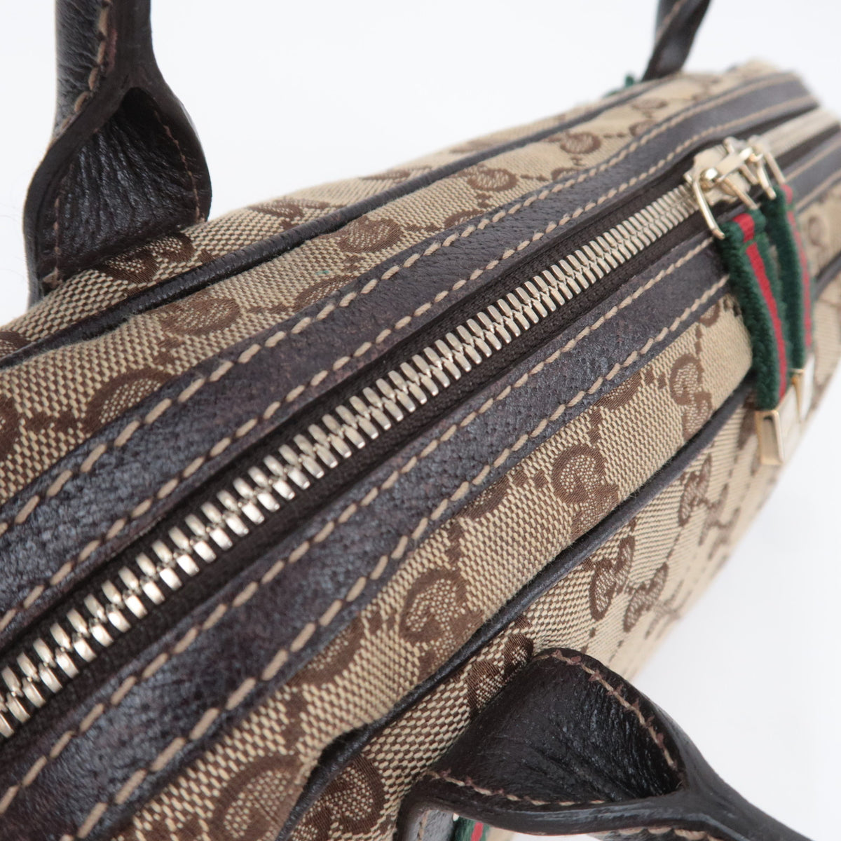 GUCCI Sherry Princy GG Canvas Shoulder Bag 161720