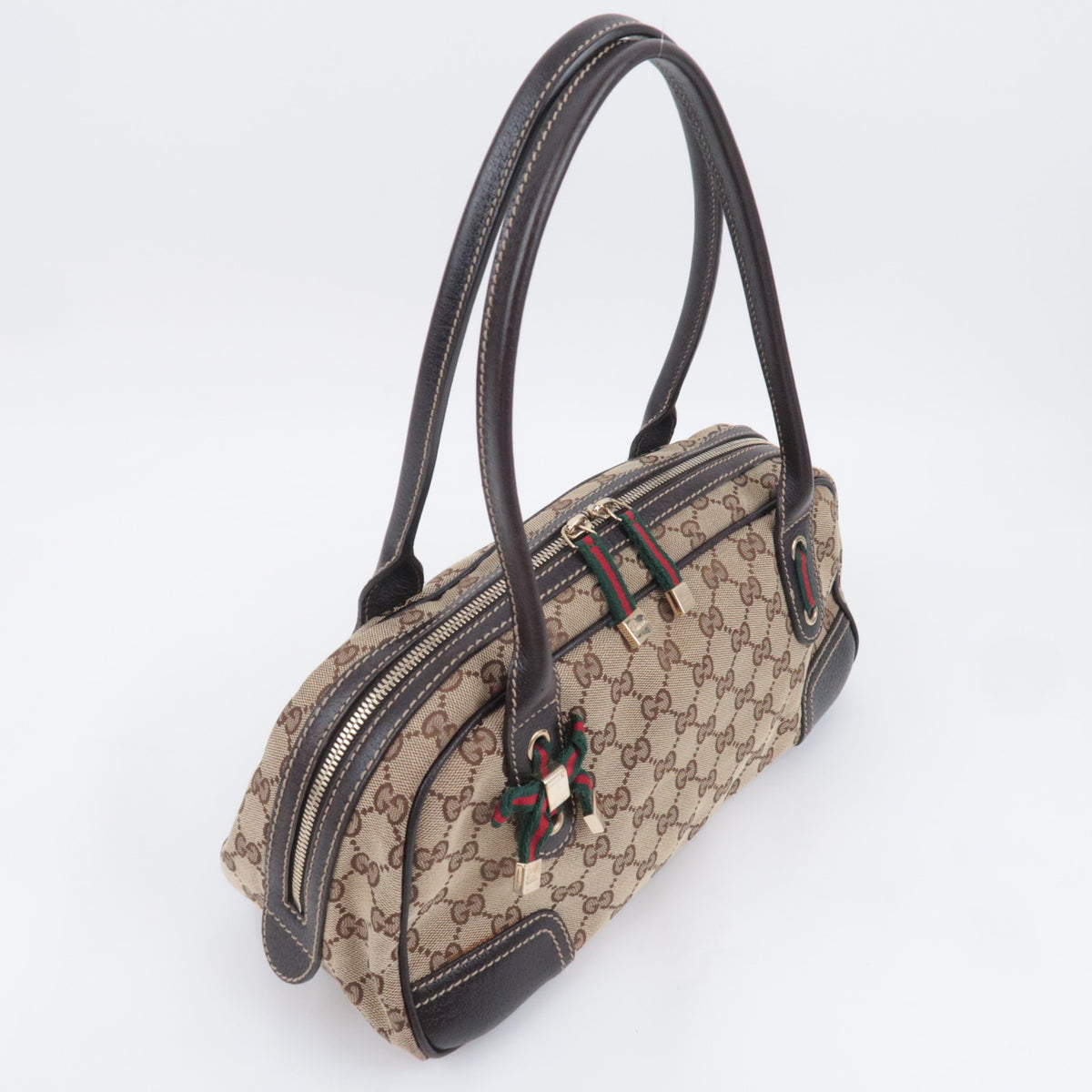 GUCCI Sherry Princy GG Canvas Shoulder Bag 161720