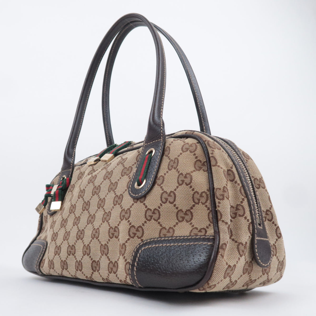 GUCCI Sherry Princy GG Canvas Shoulder Bag 161720