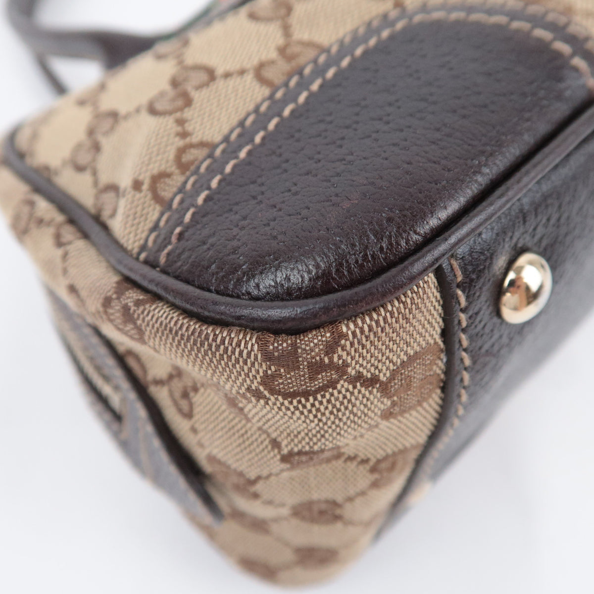GUCCI Sherry Princy GG Canvas Shoulder Bag 161720