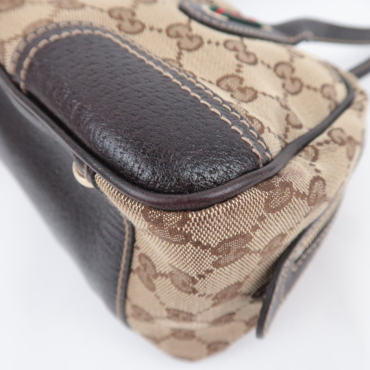 GUCCI Sherry Princy GG Canvas Shoulder Bag 161720