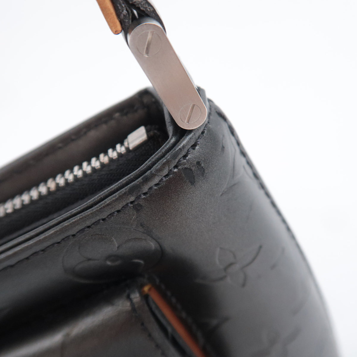 Louis Vuitton Monogram Matte Alston Shoulder Bag Noir M55122
