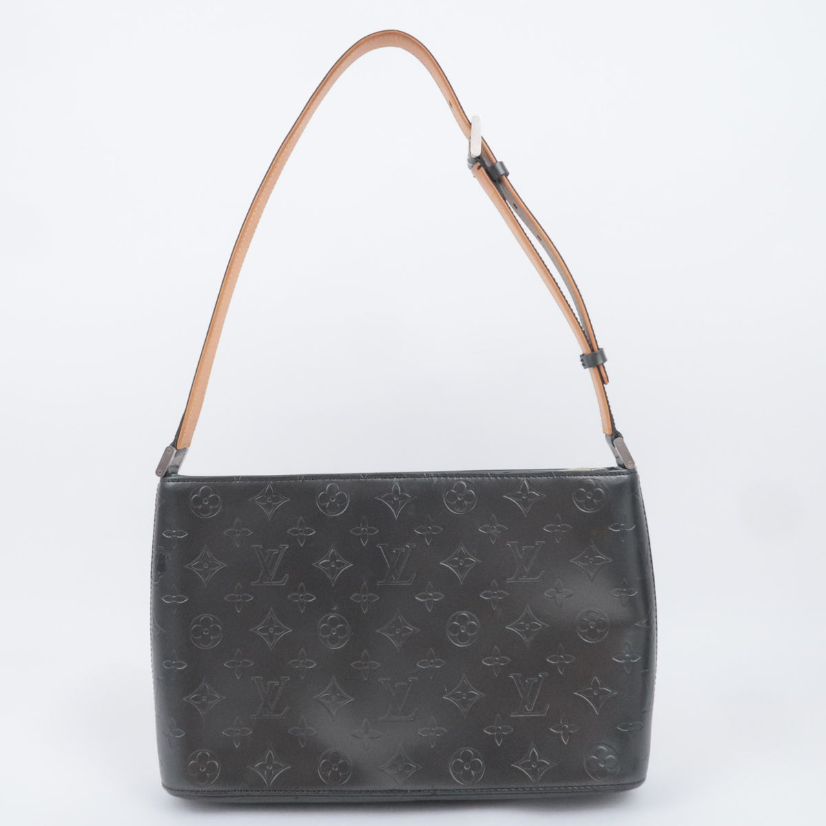 Louis Vuitton Monogram Matte Alston Shoulder Bag Noir M55122