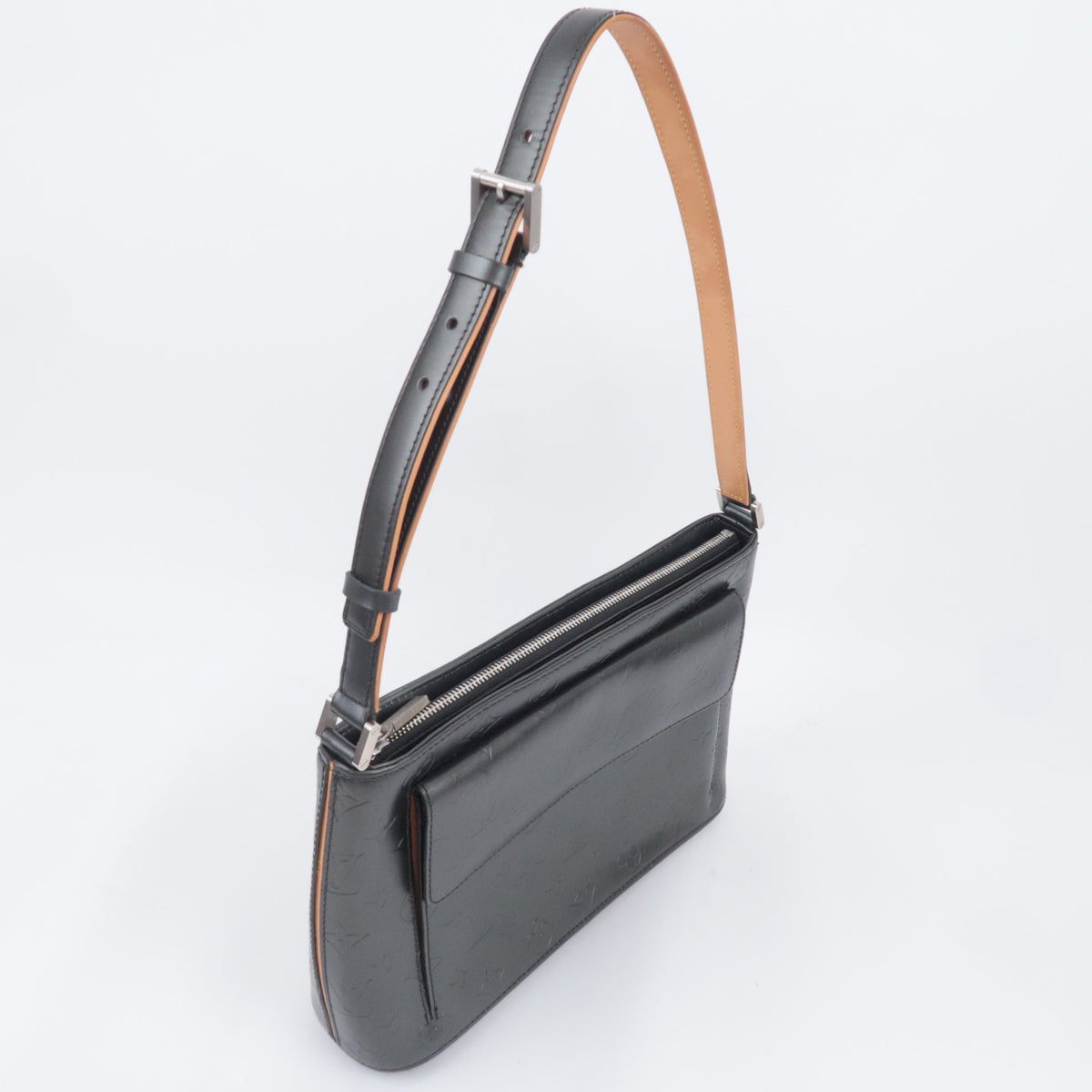Louis Vuitton Monogram Matte Alston Shoulder Bag Noir M55122