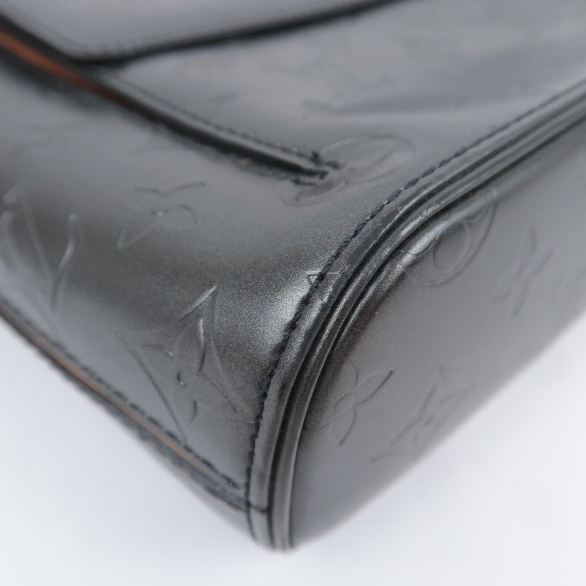 Louis Vuitton Monogram Matte Alston Shoulder Bag Noir M55122